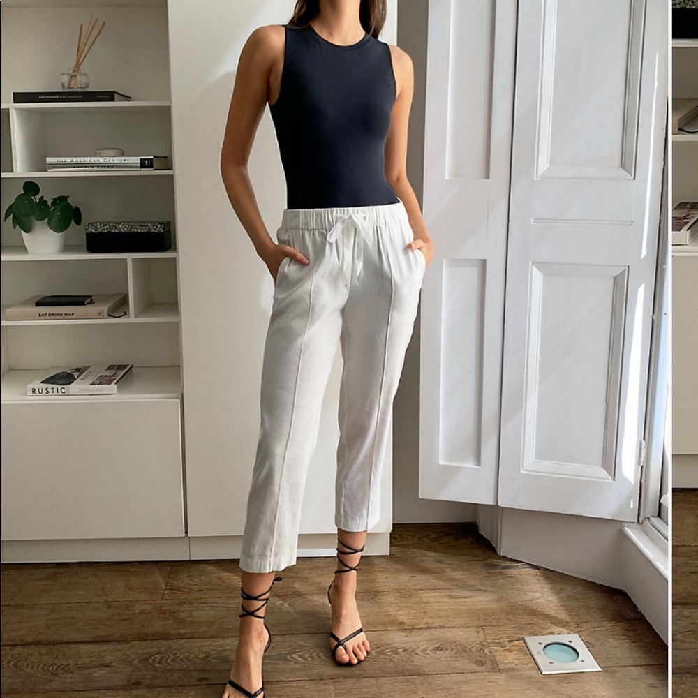Aritzia linen pants size S